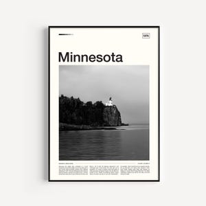 Minnesota Print, Black and White, Minnesota Poster, Minnesota Wall Art, Minnesota Art Print, Minnesota Photo, Minnesota Photography
