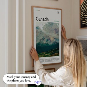 Kanada väggkonst, Kanadatryck, Kanadaposter, Kanada reseaffisch, Kanadafotografi, Kanadafoto, Banff-tryck, Moraine Lake bild 2