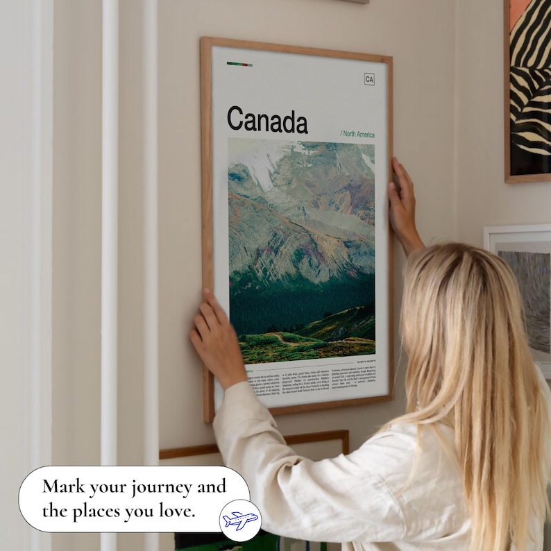 Kanada väggkonst, Kanadatryck, Kanadaposter, Kanada reseaffisch, Kanadafotografi, Kanadafoto, Banff-tryck, Moraine Lake bild 2