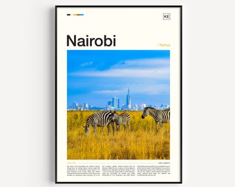 Nairobi Print, Nairobi Poster, Nairobi Wall Art, Nairobi Art Print, Nairobi Artwork, Nairobi Photo, Nairobi Picture, Kenya Print, Kenya Art