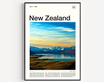 New Zealand Poster, New Zealand Print, New Zealand Art, New Zealand Gift, New Zealand Wall Art, New Zealand Travel, New Zealand Photography