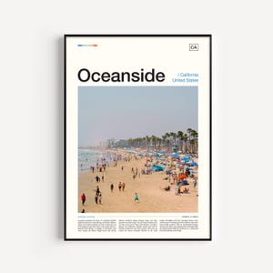 Oceanside Print, Oceanside Poster, Oceanside Art, Oceanside Photo, Oceanside Travel, Oceanside Decor, California Print, California Poster