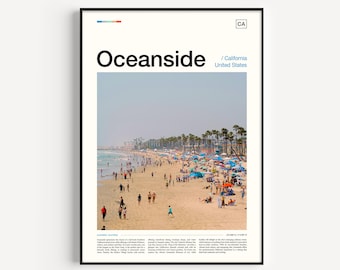 Oceanside California Travel Art Print