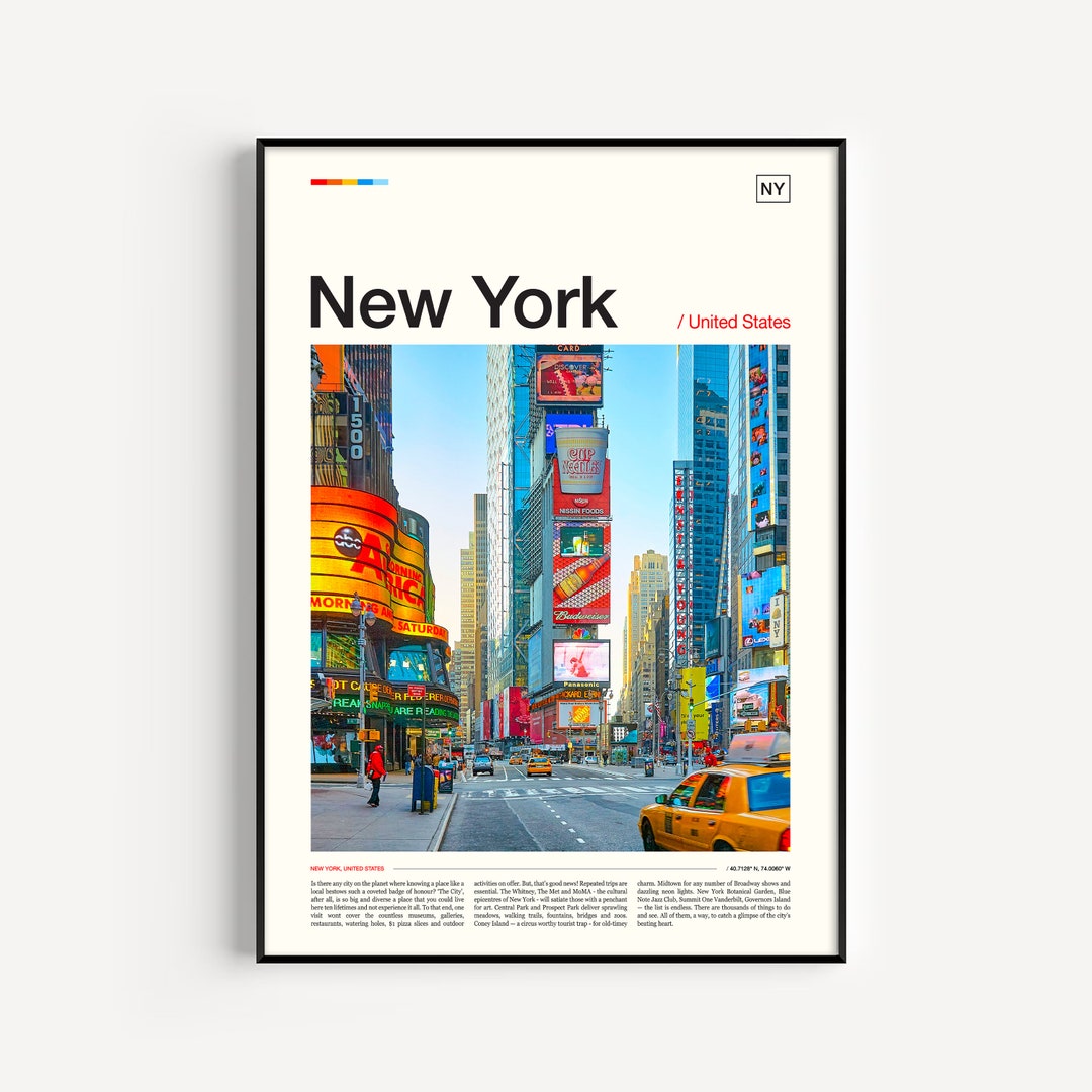 New York Wall Art, New York Poster, New York Print, NY Print, NY Poster