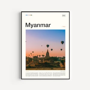 Myanmar Print, Myanmar Poster, Myanmar Wall Art, Myanmar Art Print, Myanmar Photo, Burma Print, Burma Poster, Burma Wall Art, Myanmar Decor