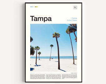Tampa Print, Tampa Poster, Tampa Wandkunst, Tampa Kunstdruck, Tampa Kunstwerk, Tampa Foto, Florida Print, Florida Poster, Florida Wandkunst
