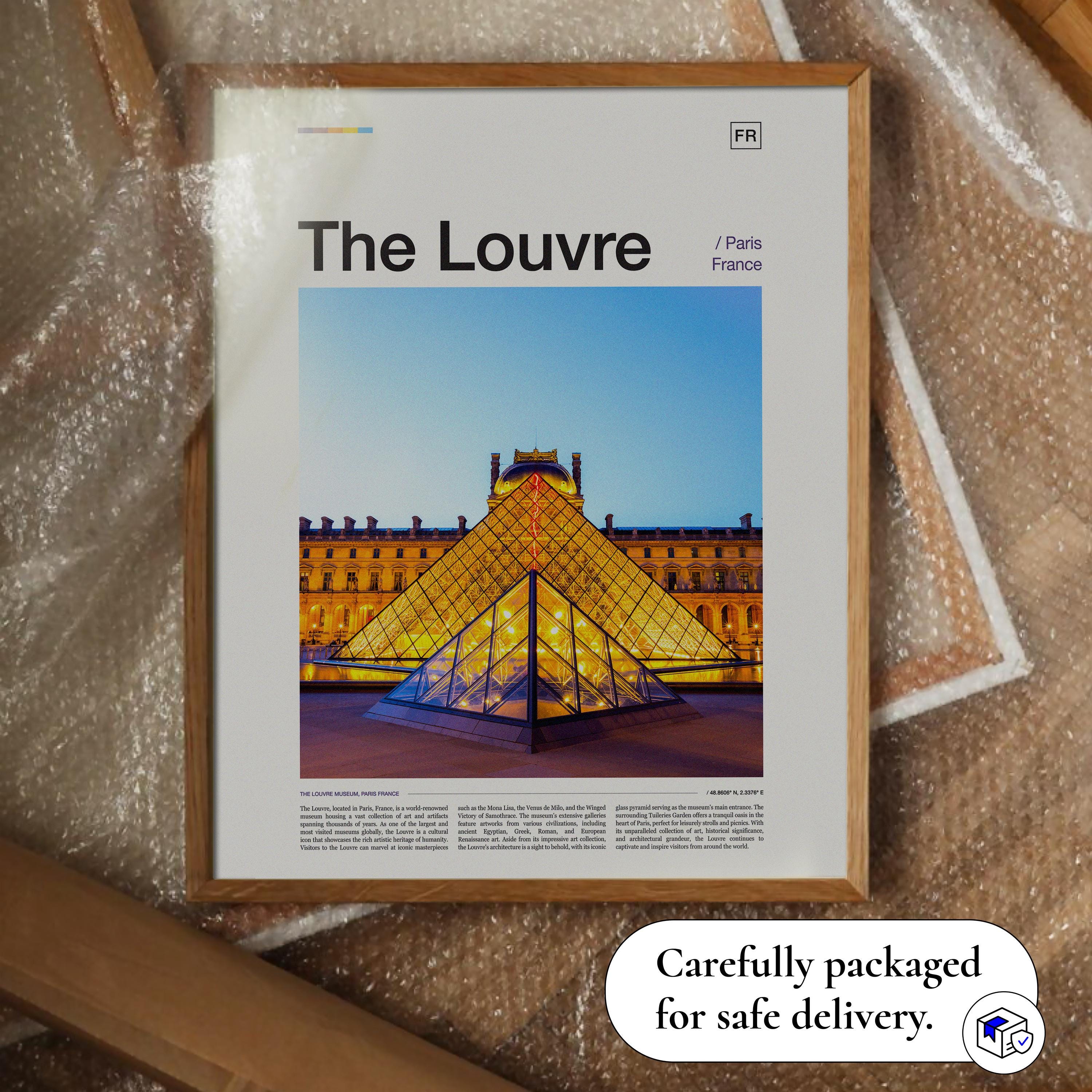 Louvre Museum Print: Paris Photography, French Travel Art - Etsy