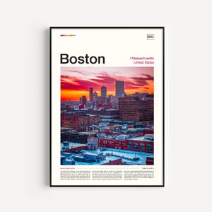 Boston Wall Art, Boston Gift, Boston Art Print, Boston Print, Boston Poster, Boston Skyline, Boston Photography, Boston Massachusettts