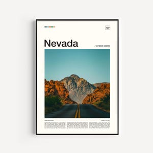 Nevada Print, Nevada Poster, Nevada Wall Art, Nevada Art Print, Nevada Photo, Nevada Photography, Nevada Travel, Nevada Artwork Nevada Decor