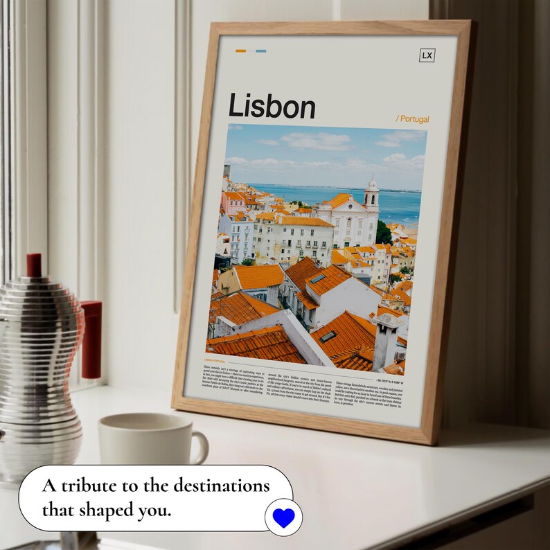 Impresión de Lisboa, póster de Lisboa, fotografía de Lisboa, arte mural de Lisboa, arte de Lisboa, póster de Portugal, fotografía de Portugal, impresión de Portugal imagen 3