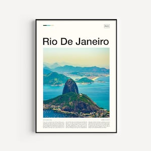 Rio De Janeiro Print, Rio De Janeiro Poster, Rio Wall Art, Brazil Poster, Rio De Janeiro Art Print, Brazil Wall Art, Brazil Print Brazil Art