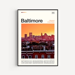 Baltimore Print, Baltimore Poster, Baltimore Wall Art, Baltimore Art Print, Baltimore Decor, Baltimore Photo, Baltimore Photography