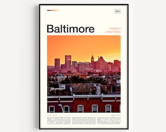 Baltimore Print, Baltimore Poster, Baltimore Wall Art, Baltimore Art Print, Baltimore Decor, Baltimore Photo, Baltimore Photography