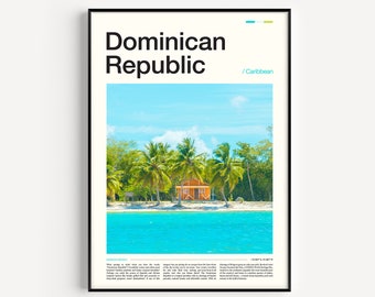 Dominican Republic, Dominican Print, Dominican Art, Dominican Poster, Dominican Wall Art, Caribbean Print, Caribbean Poster, Caribbean Decor