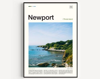Newport Print, Newport Poster, Newport Wall Art, Newport Art Print, Rhode Island Print, Rhode Island Poster, Rhode Island Wall Art