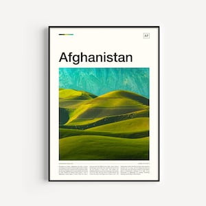 Impresión de Afganistán, póster de Afganistán, arte mural de Afganistán, impresión artística de Afganistán, obra de arte de Afganistán, foto de Afganistán, impresión de viaje