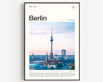 Berlin Print, Berlin Poster, Berlin Wall Art, Berlin Art Print, Berlin Travel, Berlin Photo, Berlin Skyline, Berlin Photography Berlin Decor