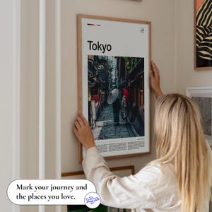 Tokyo Print, Tokyo Poster, Tokyo Wall Art, Tokyo Artwork, Tokyo Art Print, Japan Poster, Japan Print, Kyoto Print, Kyoto Travel image 2