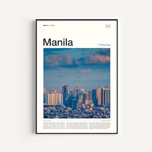 Manila Print, Manila Poster, Manila Wall Art, Manila Art Print, Manila Photo, Manila Skyline, Manila Travel, Philippines Print, Manila Decor