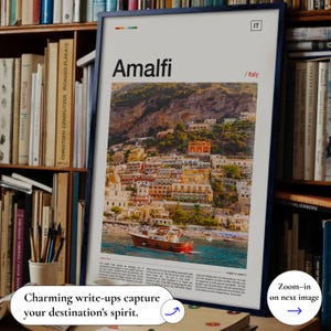 Amalfi Print, Amalfi Poster, Amalfi Wall Art, Amalfi Art Print, Italy Art Print, Amalfi Coast Print, Amalfi Coast Art, Italy Poster image 8