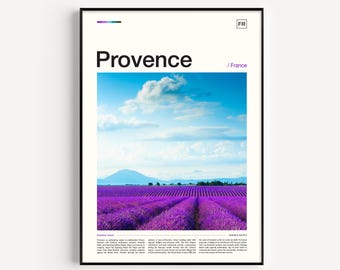 Province Poster, Province Print, France Poster, France Art, France Print, French Wall Art, Provence Lavender, French Countryside