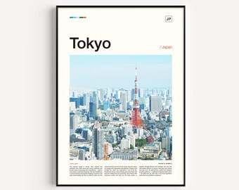 Fotografía de Tokio, Japón, Impresión artística para pared
