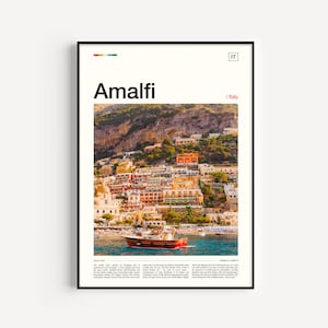Amalfi Print, Amalfi Poster, Amalfi Wall Art, Amalfi Art Print, Italy Art Print, Amalfi Coast Print, Amalfi Coast Art, Italy Poster image 1