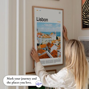Impresión de Lisboa, póster de Lisboa, fotografía de Lisboa, arte mural de Lisboa, arte de Lisboa, póster de Portugal, fotografía de Portugal, impresión de Portugal imagen 2