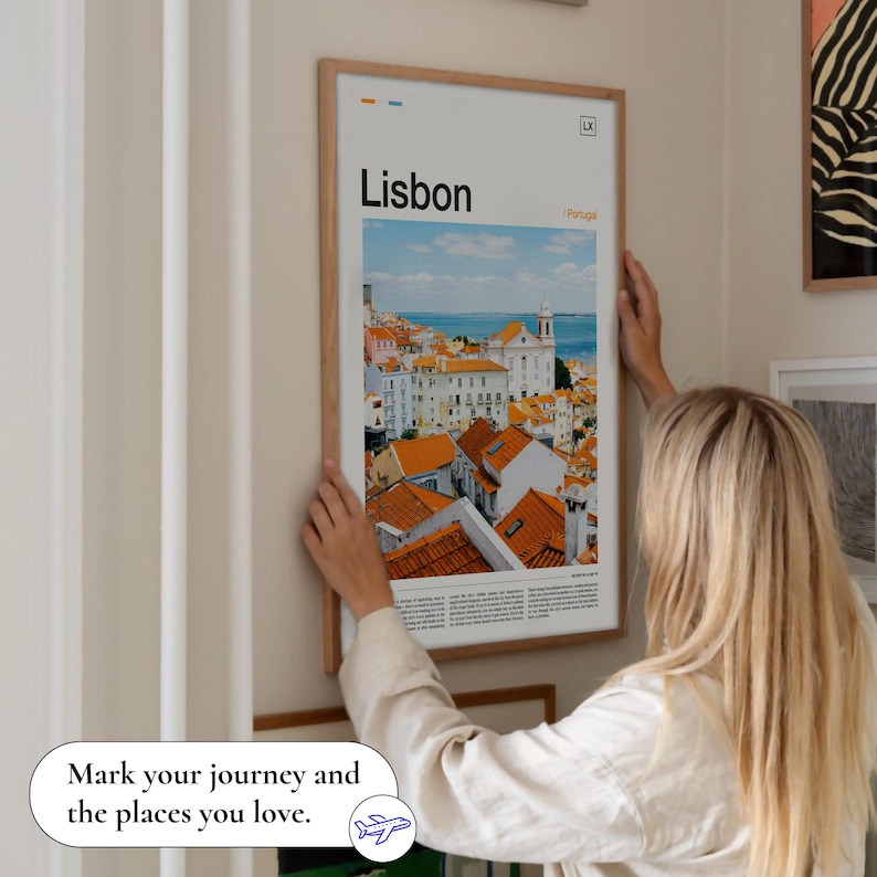 Impresión de Lisboa, póster de Lisboa, fotografía de Lisboa, arte mural de Lisboa, arte de Lisboa, póster de Portugal, fotografía de Portugal, impresión de Portugal imagen 2