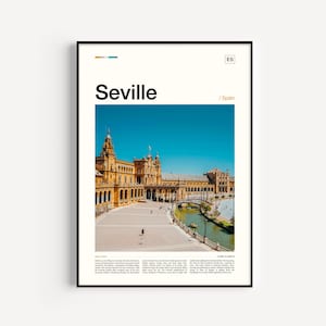 Seville Print, Seville Poster, Seville Wall Art, Seville Art Print, Seville Photo, Seville Photography, Seville Travel, Seville Artwork
