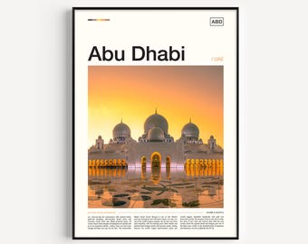 Abu Dhabi Print, Abu Dhabi Poster, Abu Dhabi Wall Art, Abu Dhabi Art Print, Abu Dhabi Decor, Abu Dhabi Travel, Abu Dhabi Photo