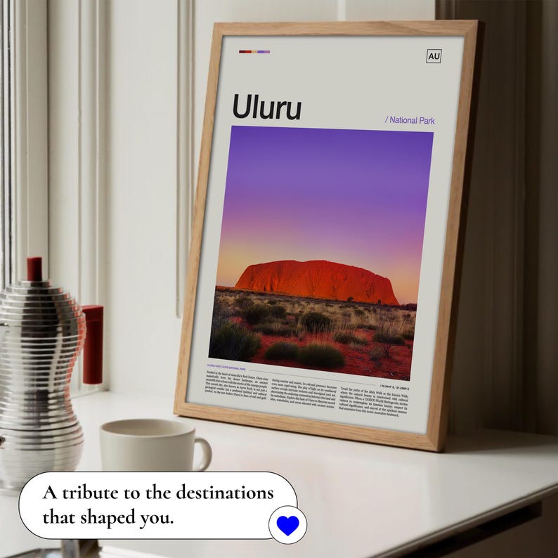 Uluru Australia Print: Ayers Rock National Park Poster image 3