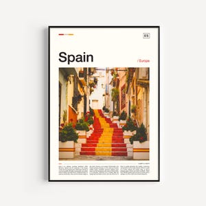 Spain Print, Spain Wall Art, Spain Poster, Spain Photo, Spain Poster Print, Spain Wall Decor, Madrid, Barcelona, Malaga, Europe Poster