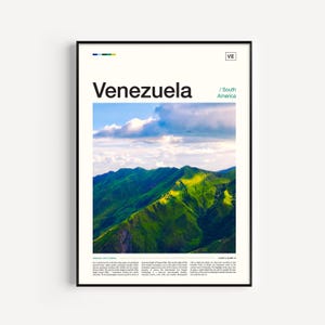 Venezuela Print, Venezuela Poster, Venezuela Art Print, Venezuela Wall Art, Venezuela Photo, Venezuela Photography, Venezuela Travel