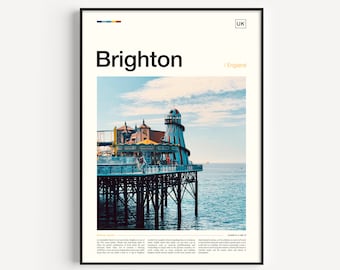 Brighton Print, Brighton Poster, Brighton Wall Art, Brighton Art Print, Brighton Photo, Brighton Photography, Brighton Artwork