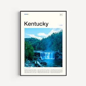 Kentucky Print, Kentucky Poster, Kentucky Wall Art, Kentucky Art Print, Kentucky Gift, Kentucky Photography, Kentucky Décor, Travel Print