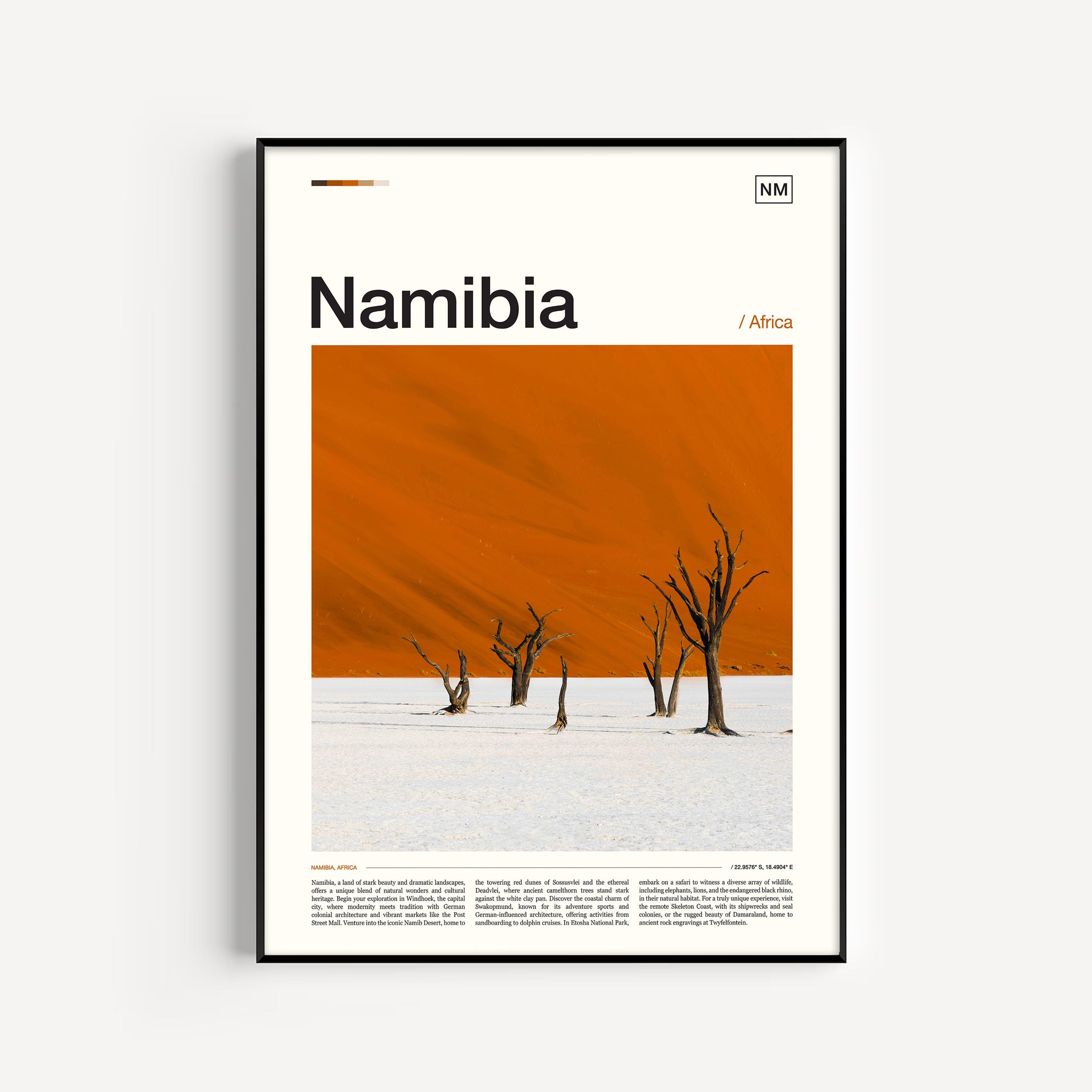 Namibia Print, Namibia Poster, Namibia Wall Art, Namibia Photo, Namibia Art Print, Namibia Artwork, Africa Print, Africa Poster, Africa Gift