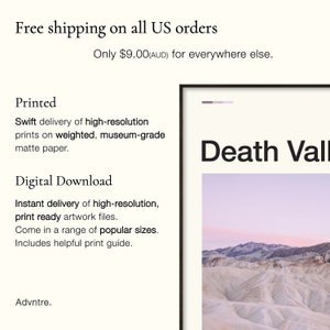 Death Valley Print, Death Valley National Park Print, Death Valley Park, Death Valley Art Print, Death Valley Poster, Death Valley Wall Art image 7