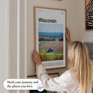 Wisconsin Print, Wisconsin Poster, Wisconsin Wall Art, Wisconsin Art Print, Wisconsin Artwork, Wisconsin Photo, Wisconsin Photography image 2