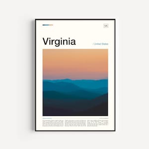 Virginia Poster, Virginia Wall Art, Virginia Print, Virginia Art Print, Virginia Decor, Virginia Photo, Virginia Travel, Virginia Artwork