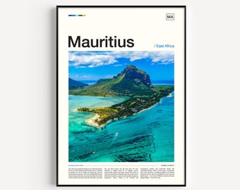Mauritius Print, Mauritius Poster, Mauritius Wall Art, Mauritius Art Print, Mauritius Artwork, Mauritius Photo, Mauritius Travel, Africa Art