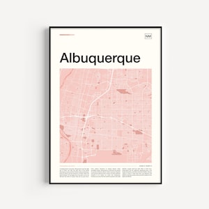 Albuquerque Map Print, Albuquerque Print, Albuquerque Poster, Albuquerque Artwork, Albuquerque Art Print, Albuquerque Wall Art