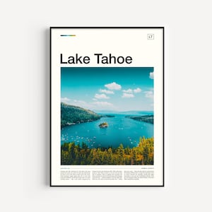 Lake Tahoe Print, Lake Tahoe Poster, Lake Tahoe Wall Art, Lake Tahoe Art Print, Lake Tahoe Artwork, Lake Tahoe Photo, Lake Tahoe Travel Art