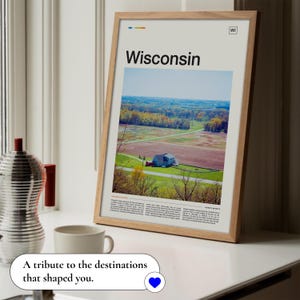 Wisconsin Print, Wisconsin Poster, Wisconsin Wall Art, Wisconsin Art Print, Wisconsin Artwork, Wisconsin Photo, Wisconsin Photography image 3
