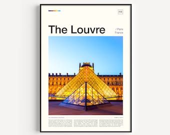 Louvre Museum, The Louvre, Louvre Paris, Paris Photography, Paris Print, Paris Wall Art, Louvre Wall Art, French Print, Travel Gift