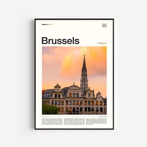 Brussels Print, Brussels Poster, Brussels Wall Art, Brussels Art Print, Brussels Photo, Brussels Artwork, Belgium Print, Belgium Poster