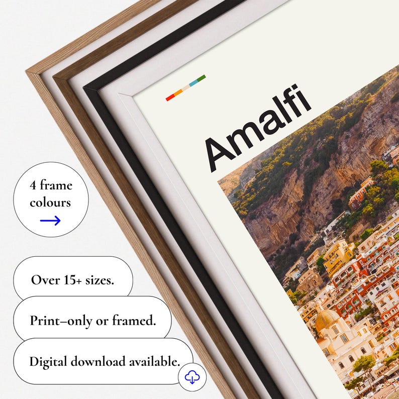 Amalfi Print, Amalfi Poster, Amalfi Wall Art, Amalfi Art Print, Italy Art Print, Amalfi Coast Print, Amalfi Coast Art, Italy Poster image 4