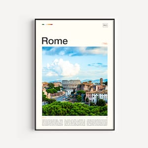 Rome Print, Rome Poster, Rome Wall Art, Rome Travel Poster, Rome Art Print, Rome Italy Print, Italy Wall Art, Italy Poster, Ancient Rome