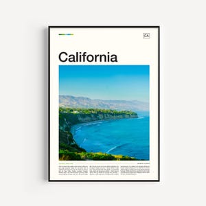 California Poster, California Print, California Wall Art, California Art, California Travel, California Photo, California Photography