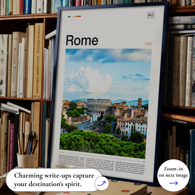 Rome Print, Rome Poster, Rome Wall Art, Rome Travel Poster, Rome Art Print, Rome Italy Print, Italy Wall Art, Italy Poster, Ancient Rome image 8
